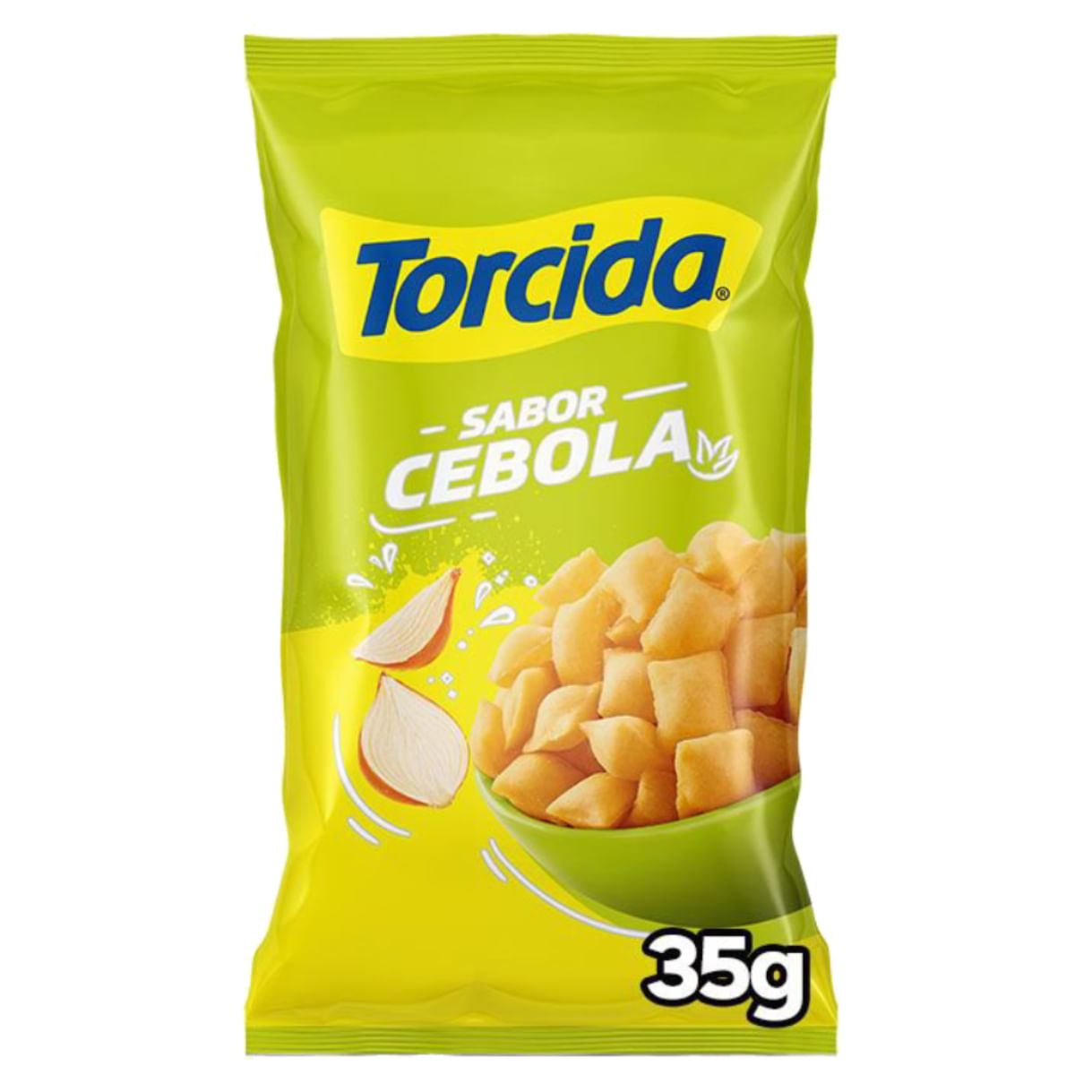 Salgadinho Cebola Torcida 35g Pacote Crocante